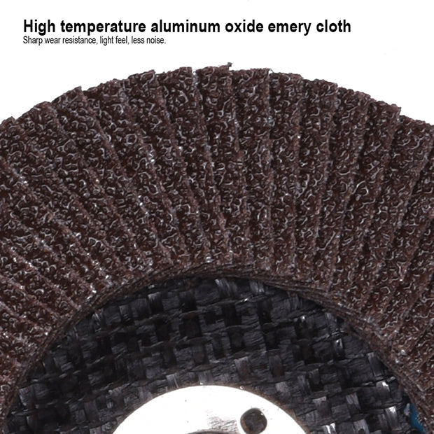 HARDEN 100x16MMx40# CURVED FLAP DISC W/FIBERGLASS BACK