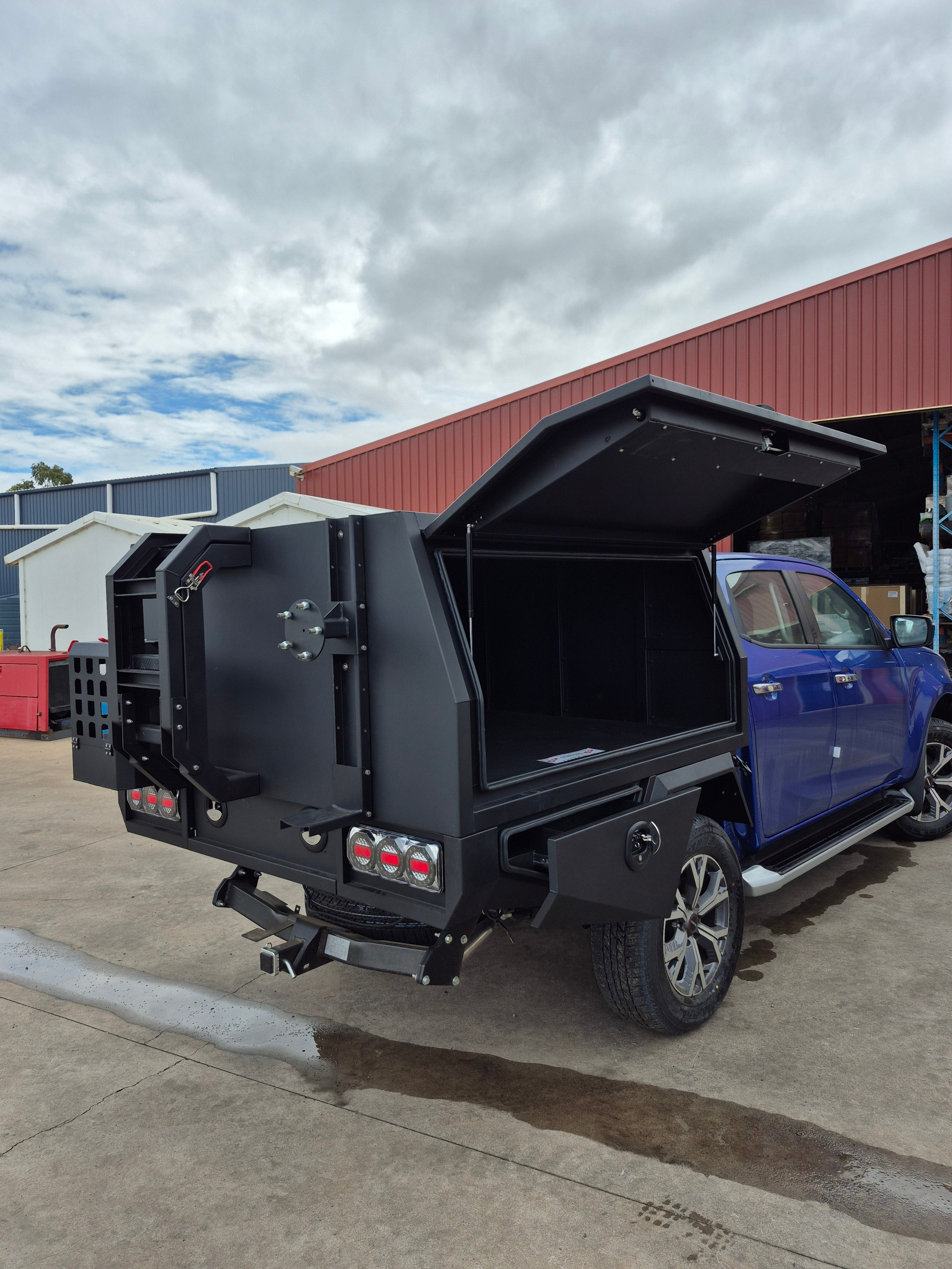 STAFFORD INDUSTRIAL CHASSIS MOUNT CANOPY MATT BLACK