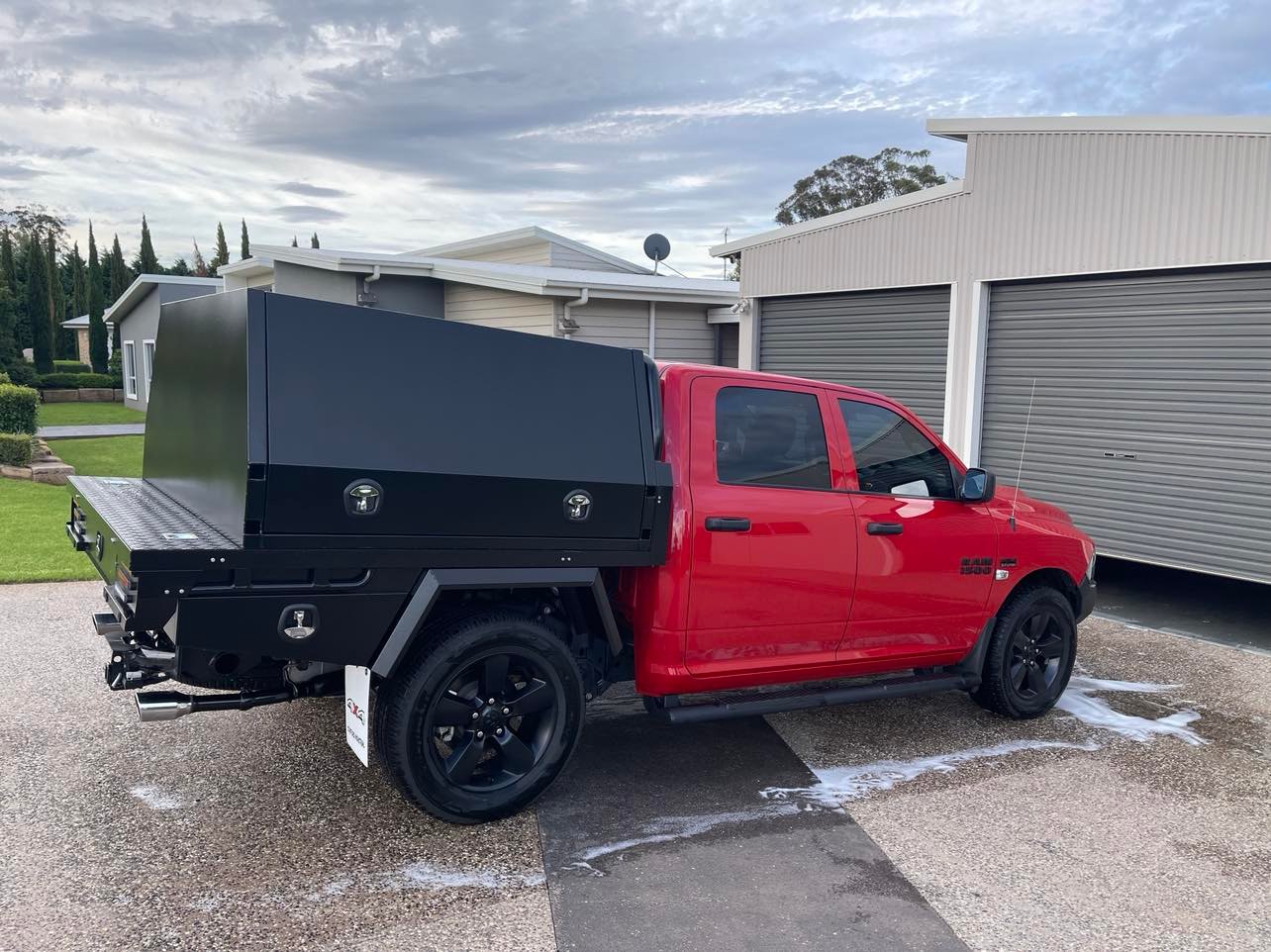 STAFFORD INDUSTRIAL ALUMINIUM UTE TRAY AND 1600MM CANOPY COMBO TO SUIT RAM