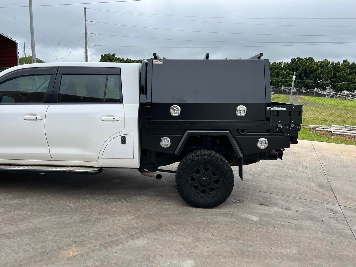 STAFFORD INDUSTRIAL ALUMINIUM UTE TRAY AND 1600MM CANOPY COMBO TO SUIT RAM