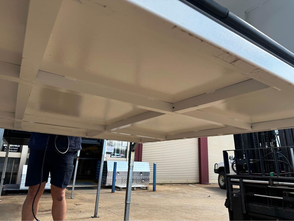 STAFFORD INDUSTRIAL CANOPY 2 DOOR WHITE 1800 x 1780 x 860MM 3MM