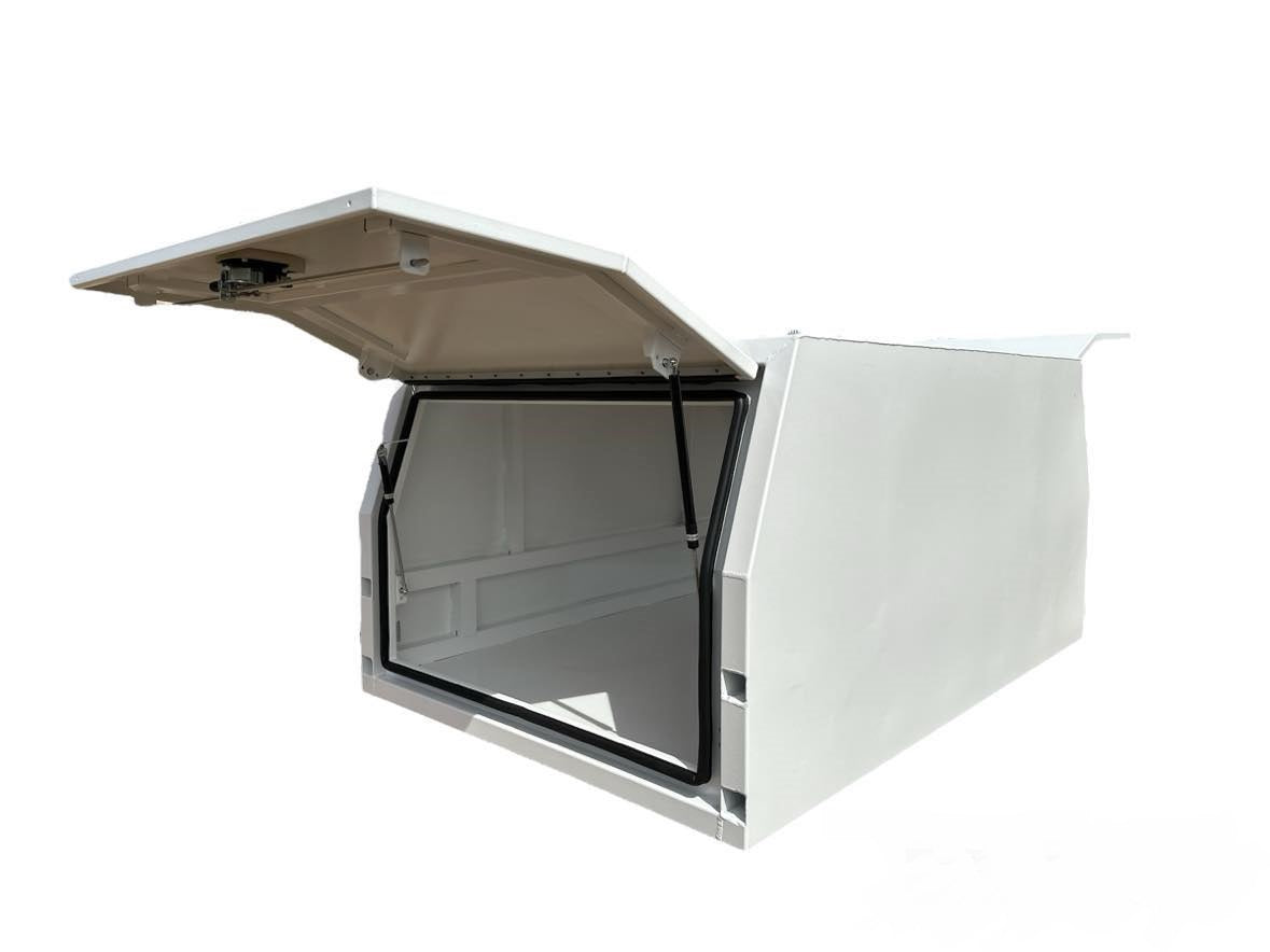 STAFFORD INDUSTRIAL UTE CANOPY 1200MM X 1780MM X 860MM ALU WHITE 2 DOOR 3MM