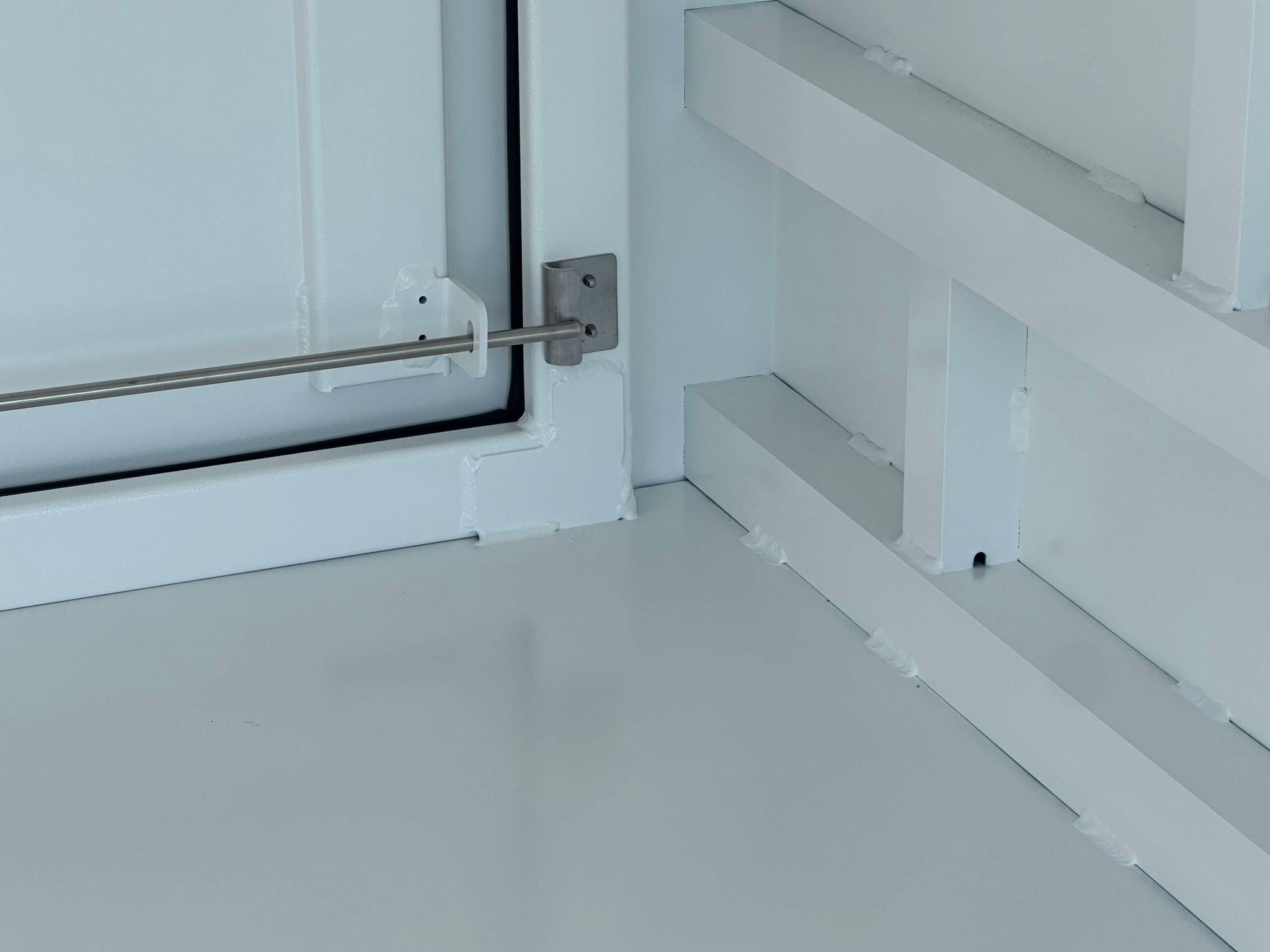 STAFFORD INDUSTRIAL UTE CANOPY 1800MM X 1780MM X 1000MM ALU WHITE 2 DOOR 3MM