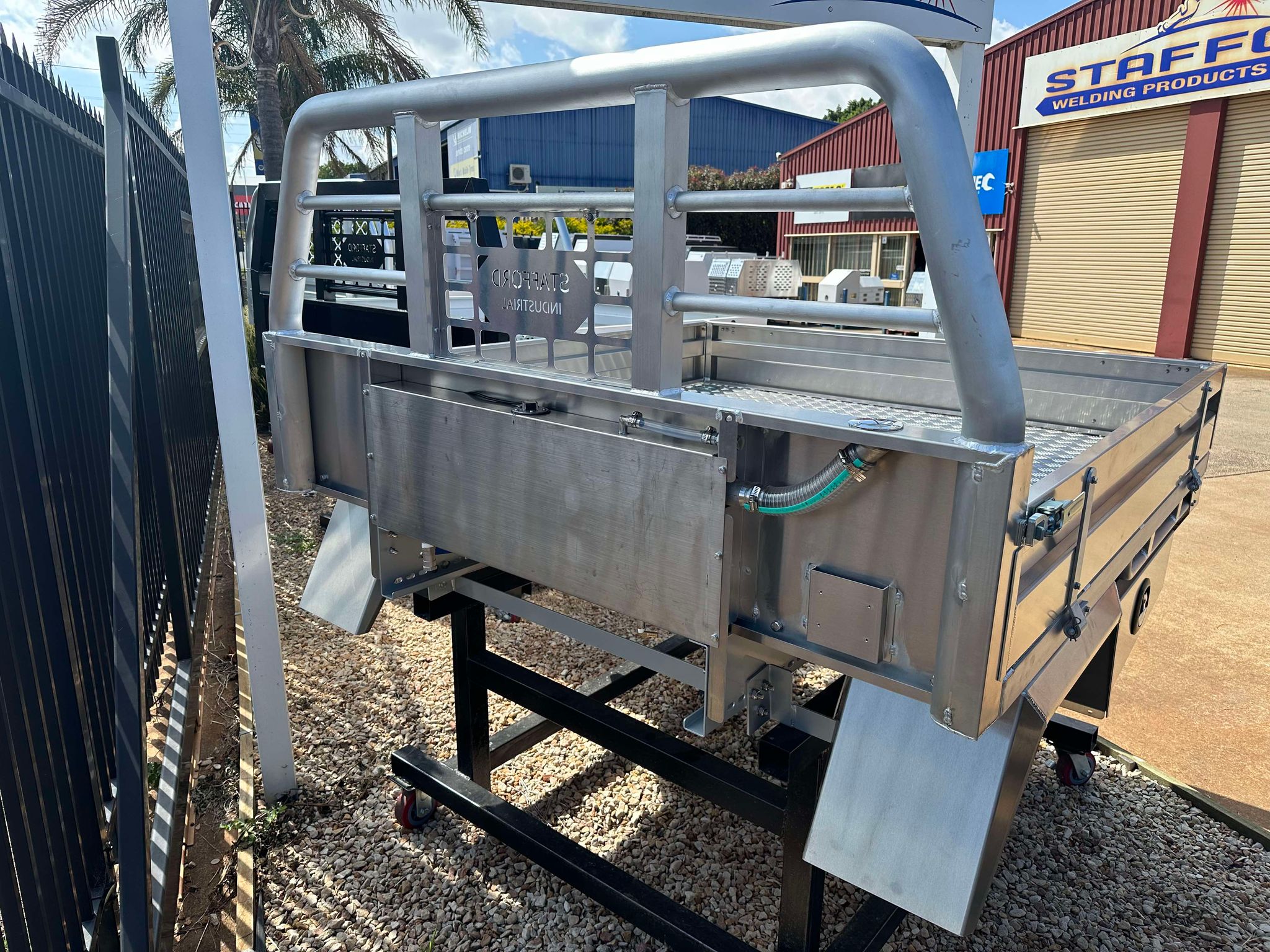 STAFFORD INDUSTRIAL 1800MM BARE ALLOY UTE TRAY PACKAGE WHITE