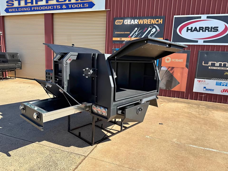 STAFFORD INDUSTRIAL CHASSIS MOUNT CANOPY MATT BLACK