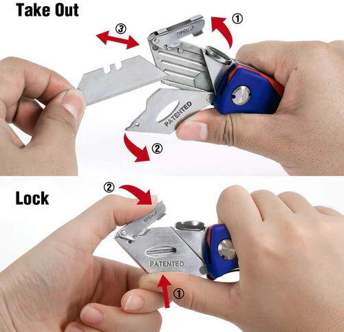 WORKPRO QUICK CHANGE FOLDING KNIFE