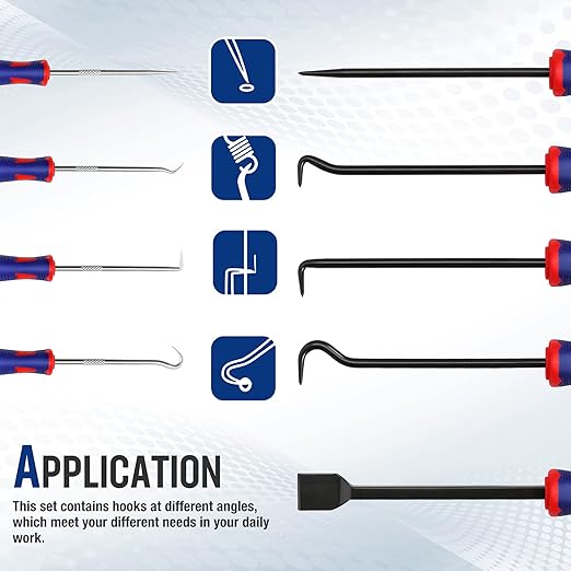 WORKPRO 9PCE PRECISION PICK & HOOK SET