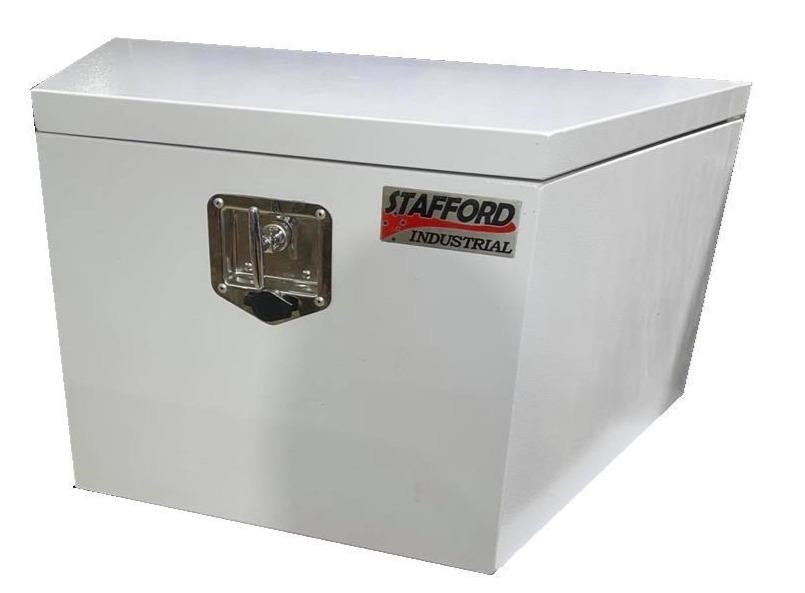 STAFFORD INDUSTRIAL WHITE STEEL TAPERED DRAW BAR BOX