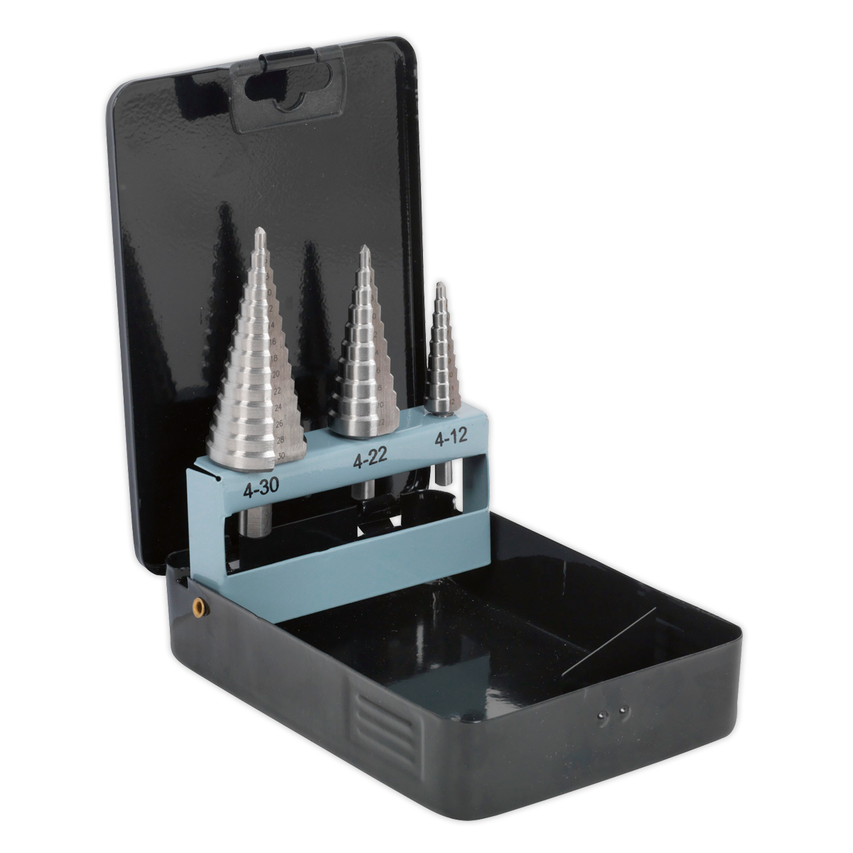 KSEIBI HSS STEP DRILL 3PCE SET
