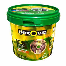 FLEXOVIT 125MM X 1.0 X 22.2MM TUB OF 100