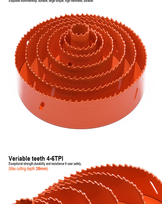 HARDEN 38MM BI-METAL HOLESAW