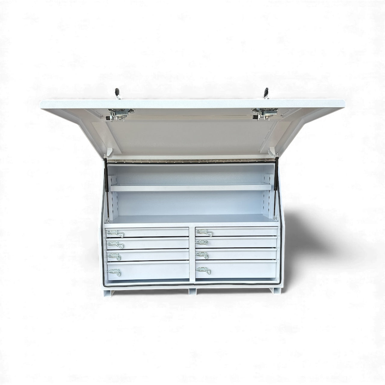 STAFFORD INDUSTRIAL 1280 FULL FRONT 8 DR TOOL BOX WHITE