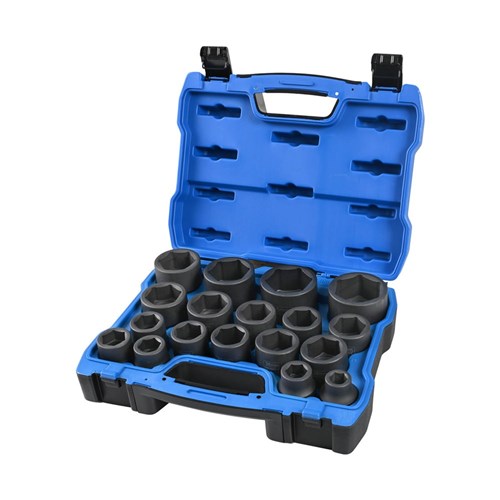 IMPACT SKT SET 3/4" DR 18P MET