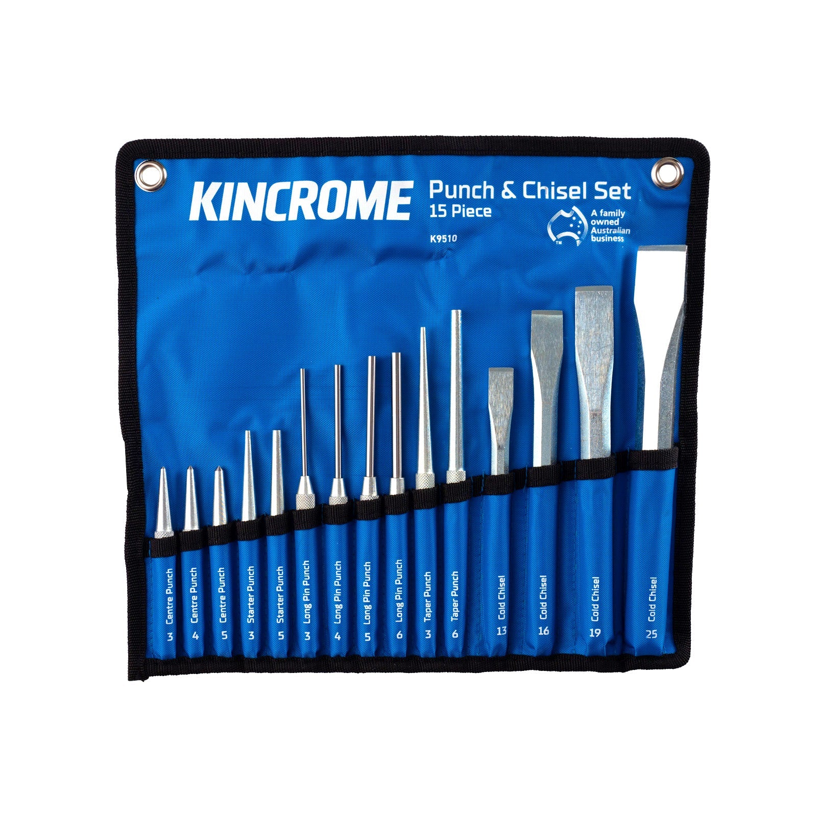 PUNCH & CHISEL SET 15 PIECE