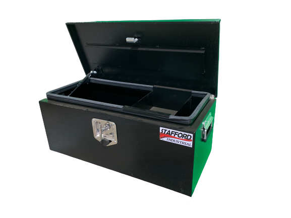 STAFFORD INDUSTRIAL FLAT TOP TRADESMAN BOX 765MM BLACK