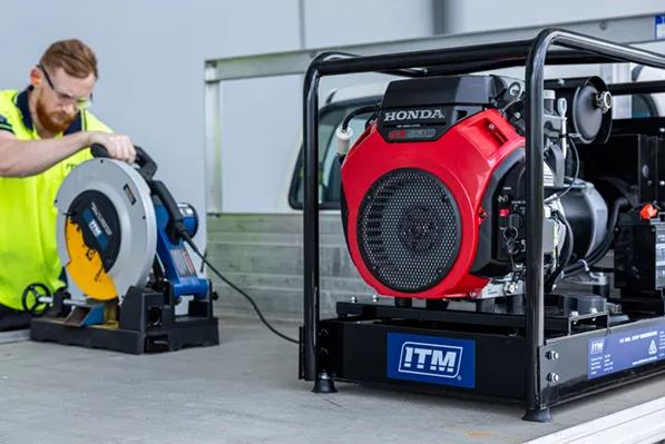 ITM 13KVA GENERATOR PETROL 10,500 WATT PEAK WITH HONDA GX630 ENGINE