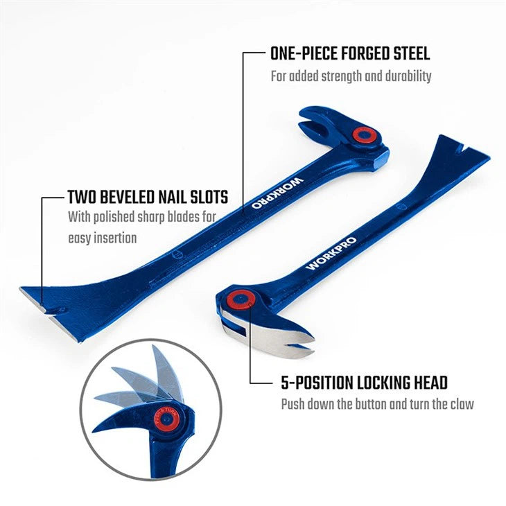 WORKPRO 8" INDEXABLE PRY BAR