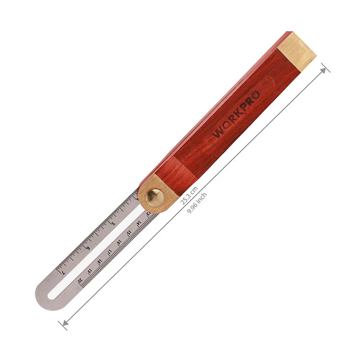WORKPRO 230MM(9") SLIDING T-BEVEL WITH WOODEN HANDLE