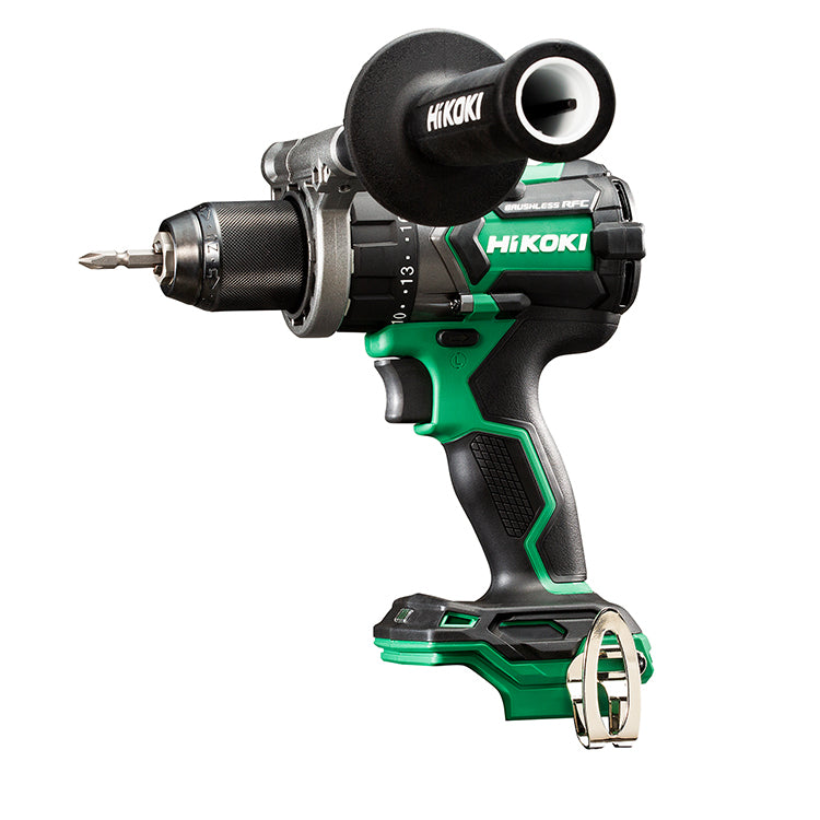 Hikoki 18V BRUSHLESS Impact (Hammer) Driver Drill, 13mm Keyless Chuck - SKIN ONLY