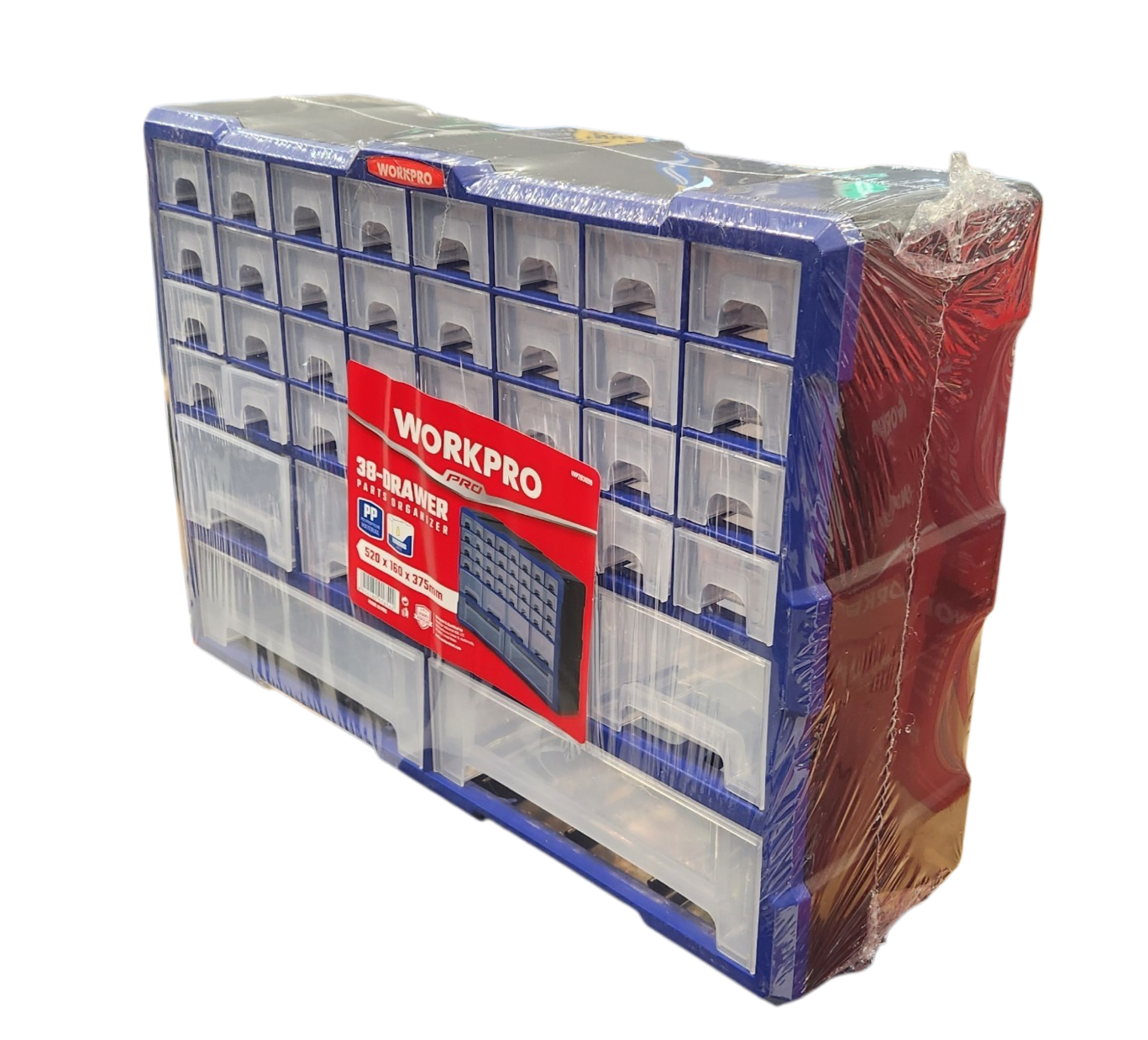 WORKPRO 38 DRAWER PLASTIC PARTS ORGANIZER