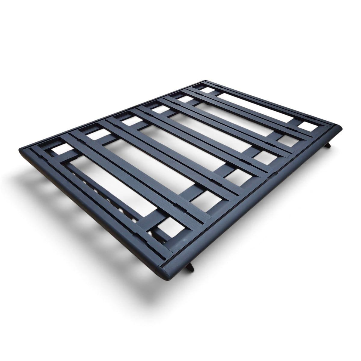 ROOF RACK BLACK POWDERCOATED PLATFORM STYLE 1180 X 1480MM INC MOUNTING BRACKETS