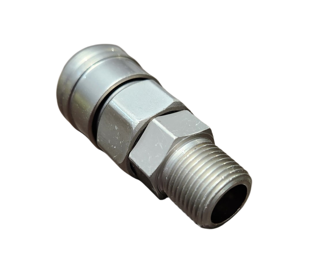 STAFFORD INDUSTRIAL 1 TOUCH 3/8" NITTO COUPLER WITH MALE THREAD
