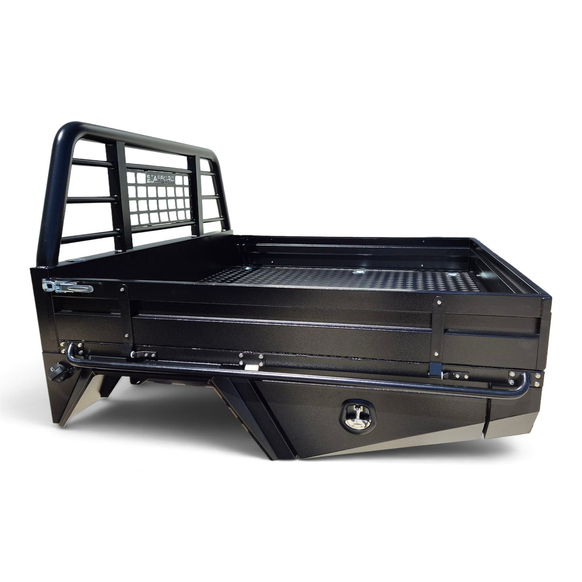 STAFFORD INDUSTRIAL ALUMINIUM UTE TRAY EX WIDE 1875 X 1800 X 860MM BLACK