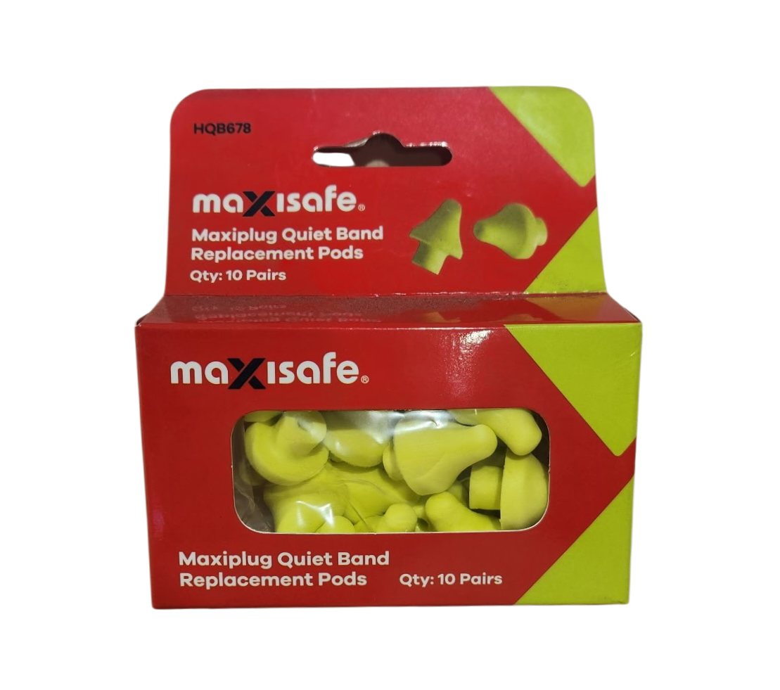 MAXIPLUG QUIET BAND REPLACEMENT PODS - BOX 10 PAIRS