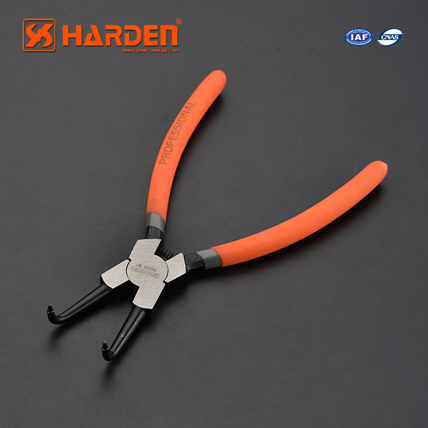 HARDEN 13" CIRCLIP PLIER INT BENT JAW