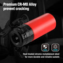 DURATECH 5pc 1/2" Drive Wheel Protector Impact Socket