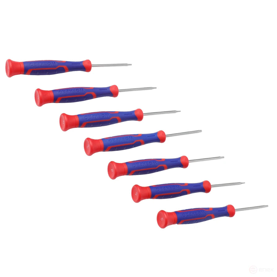 WORKPRO 7PC CR-V PRECISION SCREWDRIVER SET TORX