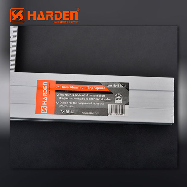 HARDEN 250MM AL TRY SQUARE