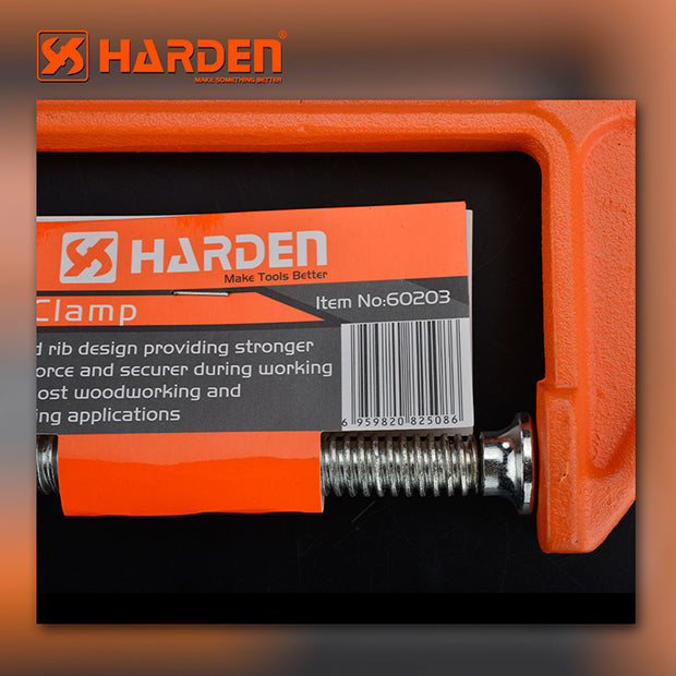 HARDEN G CLAMP 6"