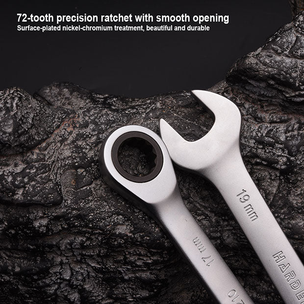 HARDEN 7PCE COMBINATION GEAR WRENCH SET