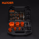 HARDEN 10PCE HSS BI-METAL HOLE SAW SET