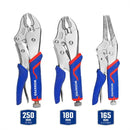 WORKPRO LOCKING GRIP PLIER SET 4PC