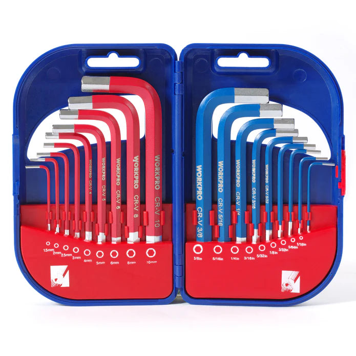WORKPRO SHORT ARM SHORT KEY SET