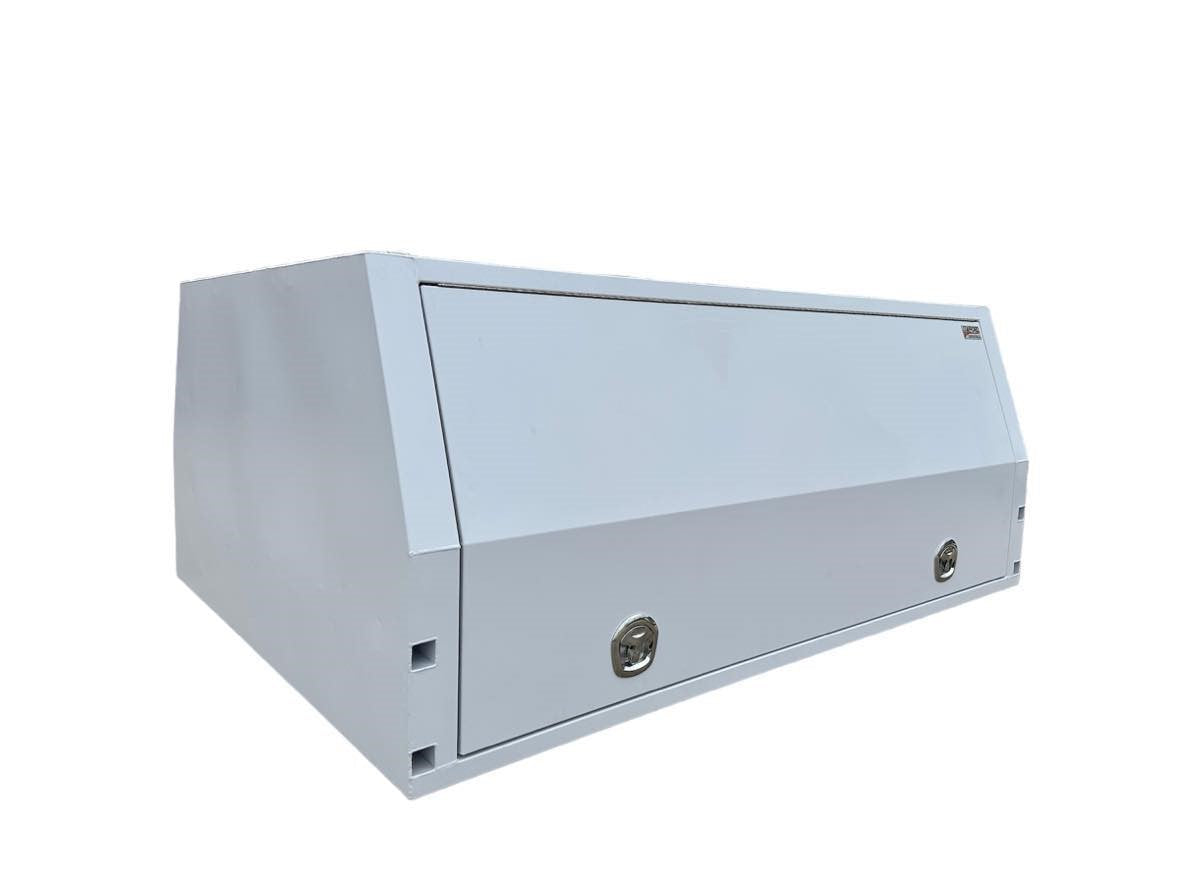 STAFFORD INDUSTRIAL CANOPY 2400X1000X1780MM WHITE  3MM 3 DOORS