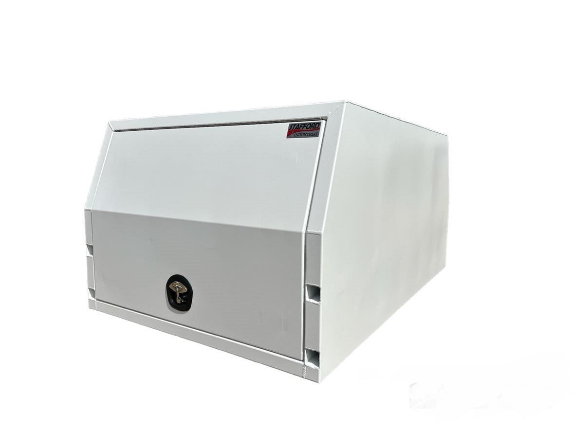 STAFFORD INDUSTRIAL UTE CANOPY 1200MM X 1780MM X 860MM ALU WHITE 2 DOOR 3MM