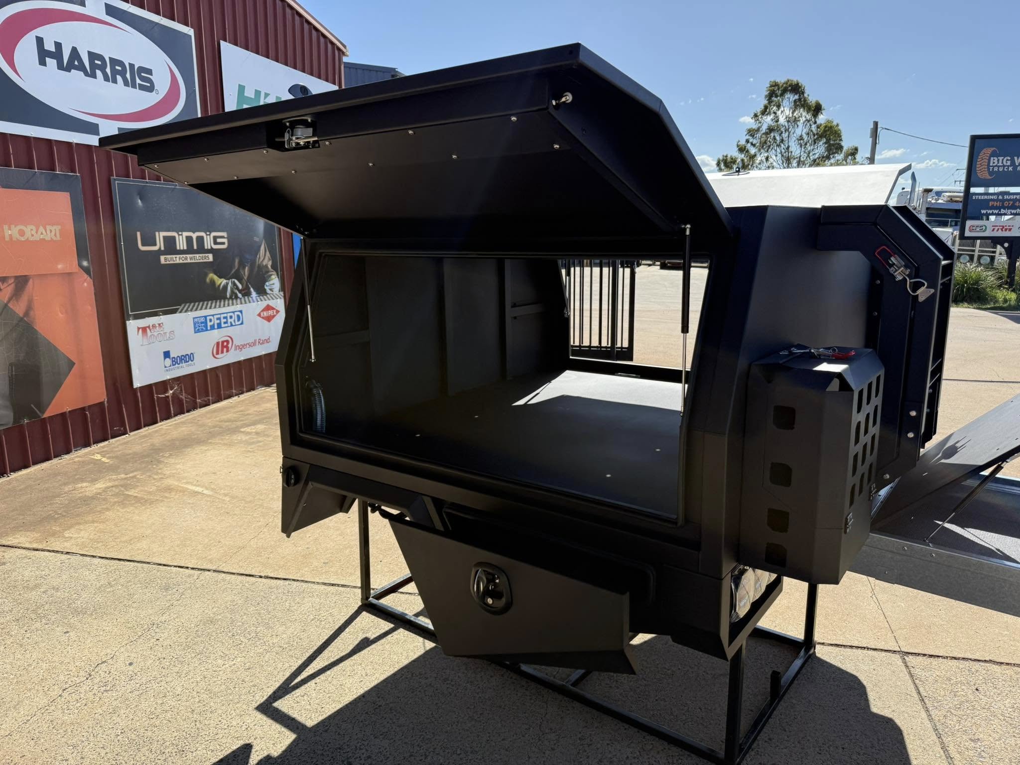 STAFFORD INDUSTRIAL CHASSIS MOUNT CANOPY MATT BLACK