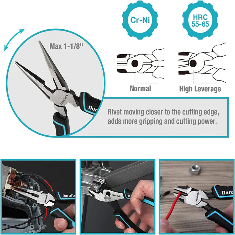 DURATECH 5PCE PLIER SET