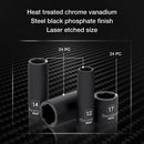 DURATECH 55-Piece 1/2" Impact Socket Set