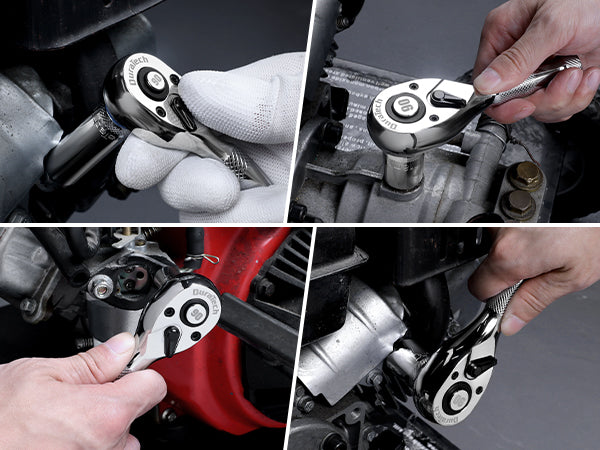 DURATECH 3PC STUBBY RATCHET SET