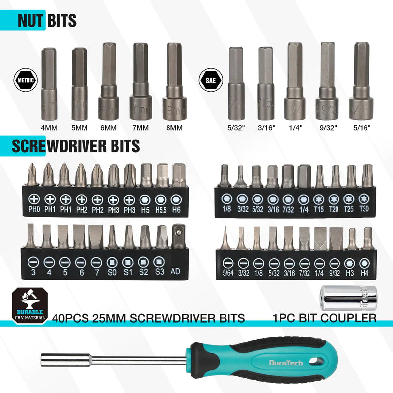 DURATECH 121pc SOCKET SET