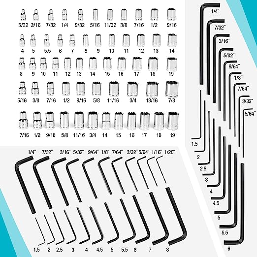 DURATECH 149PCE ADVANCED MECHANICS TOOL SET IN EVA TRAYS