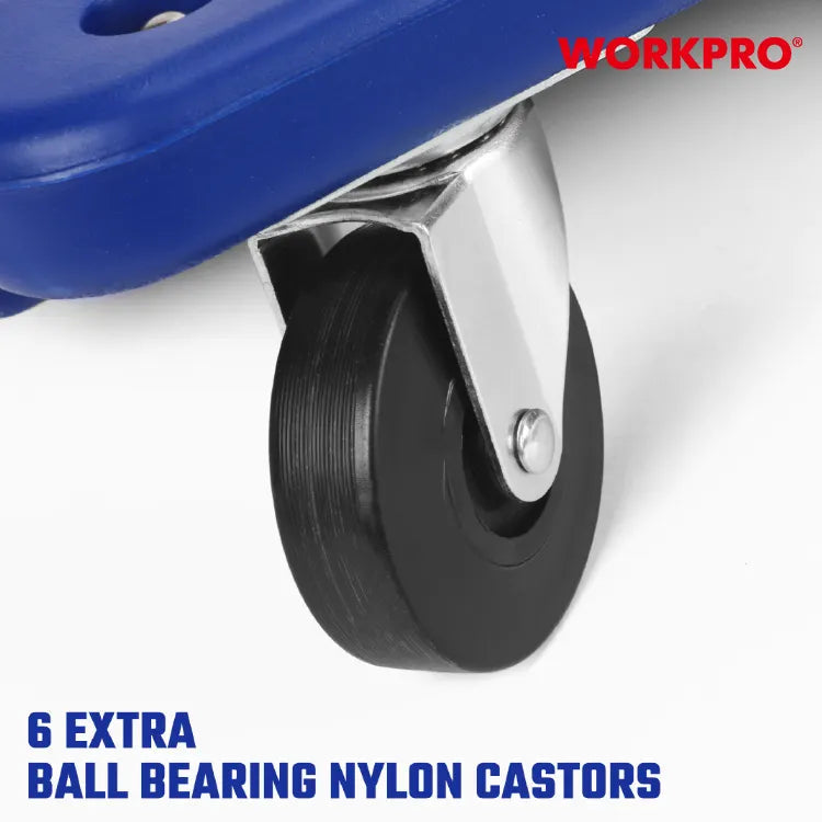 WORKPRO 36" 6 WHEEL PLASTIC CREEPER