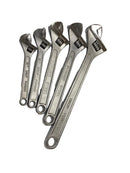 HARDEN 5PCE ADJ WRENCH SET (10,12,15,18,24")