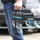 DURATECH 16PC 90 TOOTH COMBIMATION RATCHETING SPANNER SET