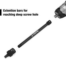 DURATECH 8-Piece 1/2" & 3/8" Impact Socket Accessories Set