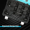 DURATECH 8-Piece 1/2" & 3/8" Impact Socket Accessories Set